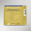 Rückseite der CD zur 19. festlichen Operngala mit allen Titeln und Interpreten