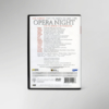 Rückseite der DVD "Opera Night" von 2005 mit allen Titel und Interpreten